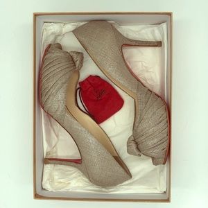 Christian Louboutin Greissimo Peep Toe Pumps